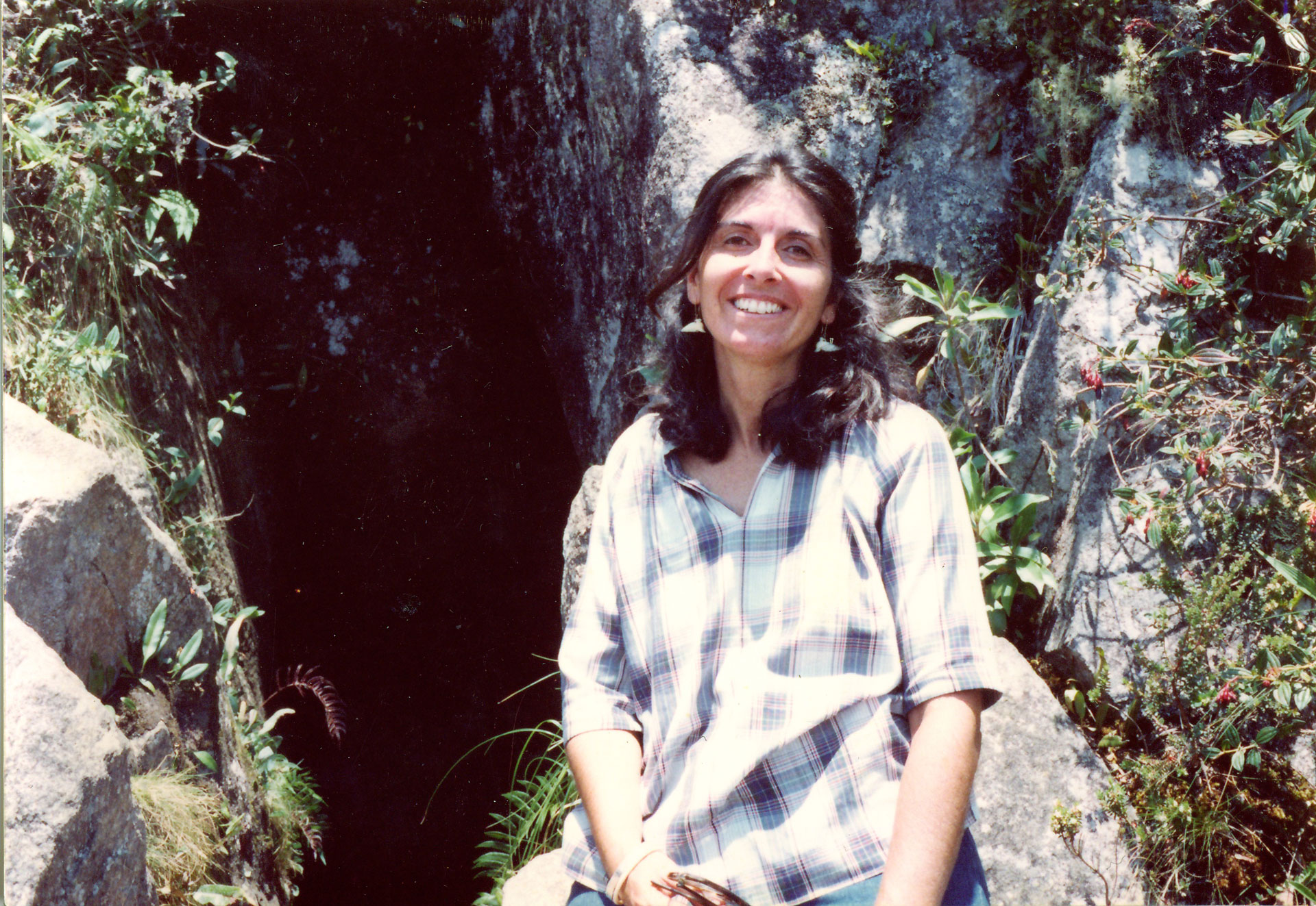 Portrait of Lucia Echecopar in Machu Pichu.