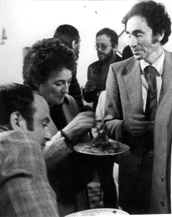 Albie with Ruth First and a Soviet poet, in his apartment in Maputo.