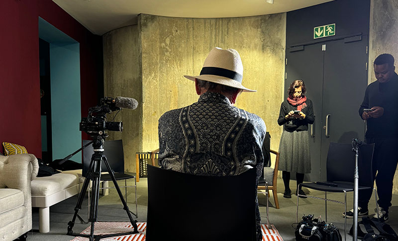 Albie, Sara Gouveia, Mike Nyembe at Zeitz MOCAA