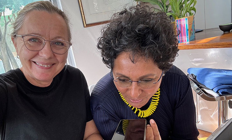 Carolyn Parton and Vanessa